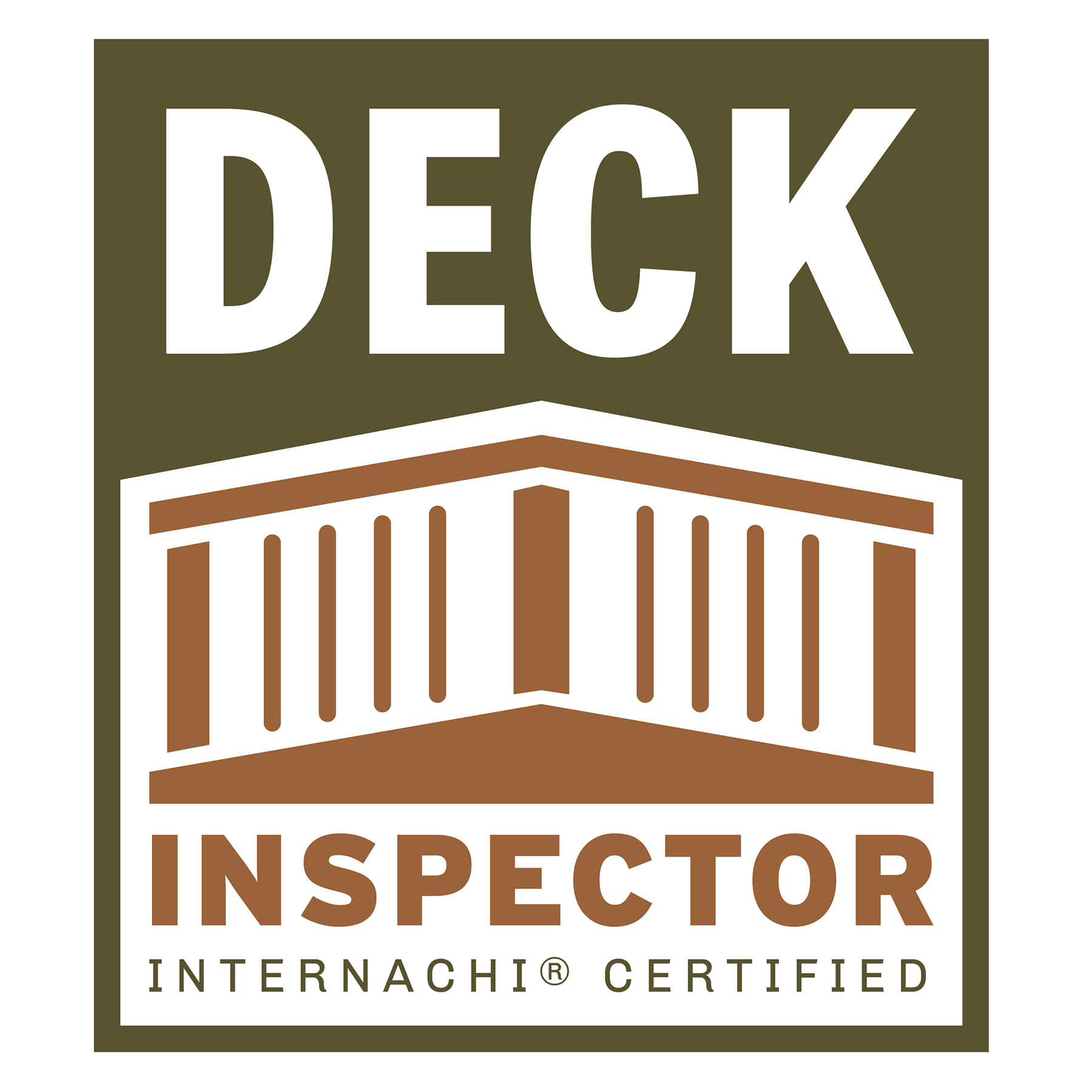 Inspetor de decks certificado pela InterNACHI